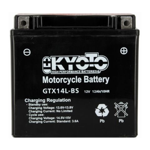 Batteria Moto Kyoto Ytx14l-bs - Pronta All'uso