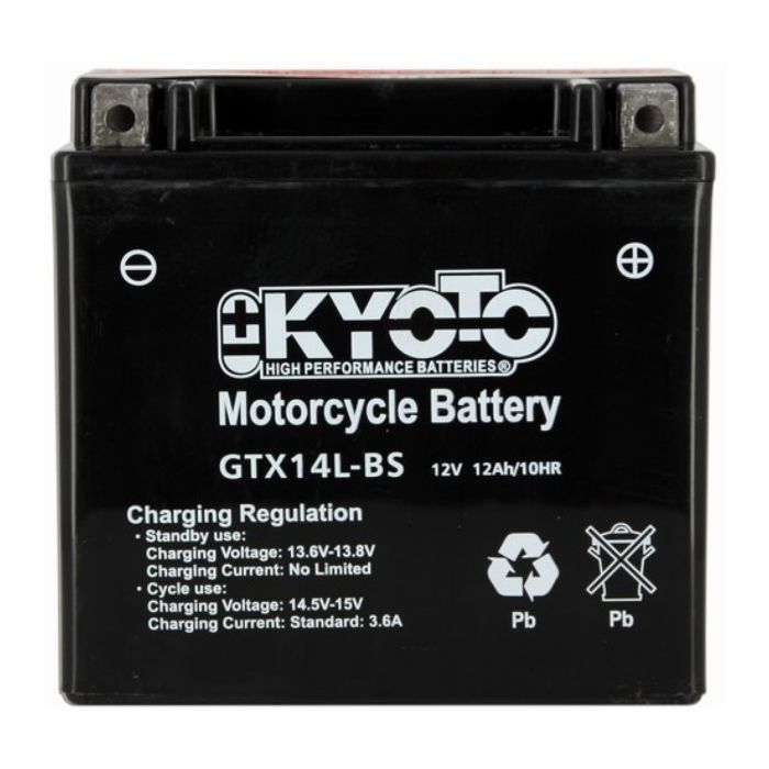 Batteria Moto Kyoto Ytx14l-bs - Pronta All'uso