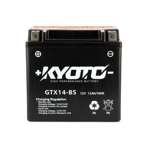 Batteria Moto Kyoto Ytx14-bs - Pronta All'uso