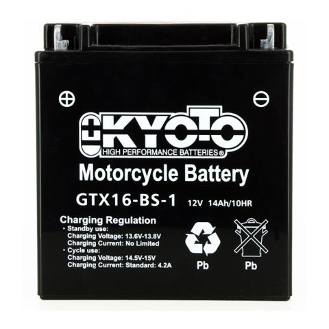 Batteria Moto Kyoto Ytx16-bs-1 - Pronta All'uso