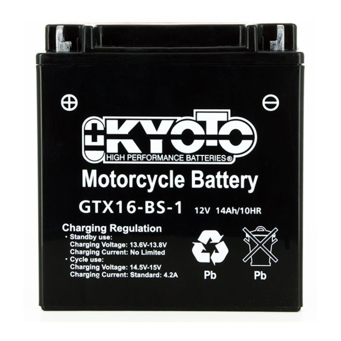 Batteria Moto Kyoto Ytx16-bs-1 - Pronta All'uso
