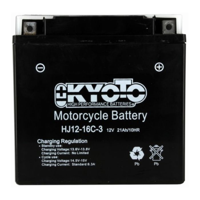 Batteria Moto Kyoto Hj12-16c-3 - Pronta All'uso