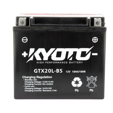 Batteria Moto Kyoto Ytx20l-bs - Pronta All'uso