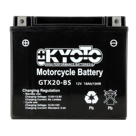 Batteria Moto Kyoto Ytx20-bs - Pronta All'uso