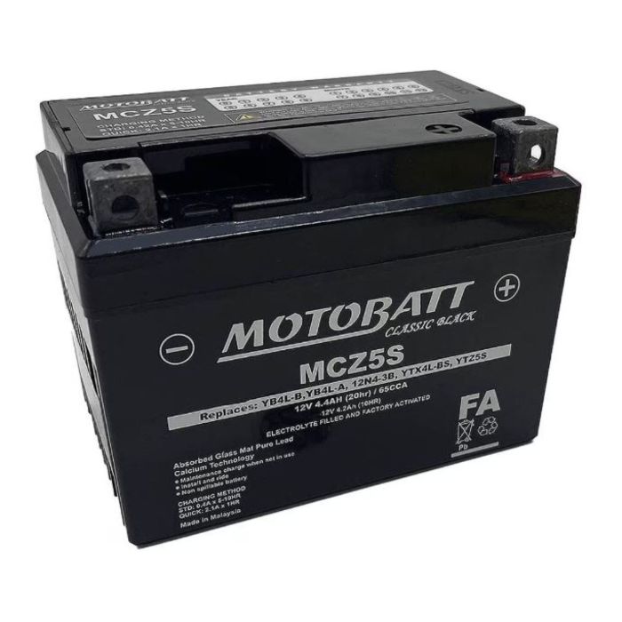 Batteria Motobatt Mtz5s Gel Precaricata Sigillata
