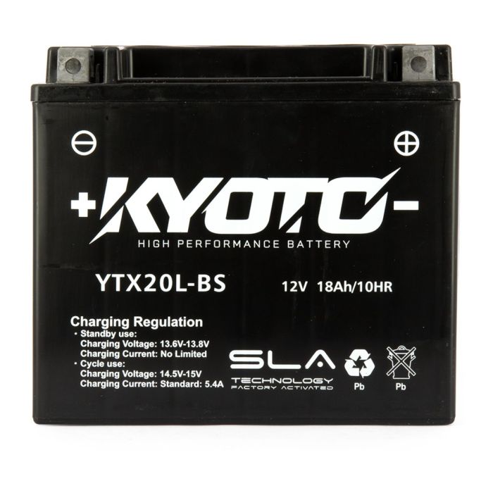 Batteria Moto Kyoto Ytx20l-bs Sla Agm - Pronta All'uso