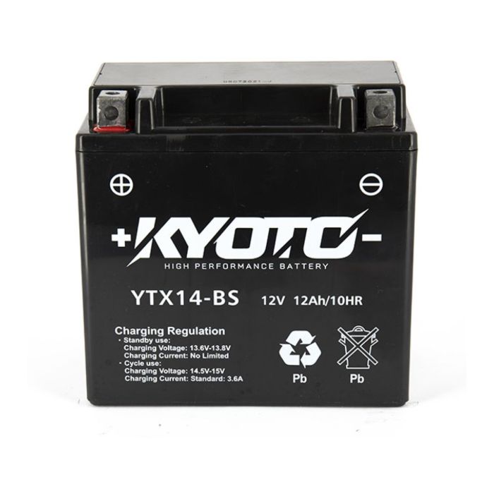 Batteria Moto Kyoto Ytx14-bs Sla Agm - Pronta All'uso