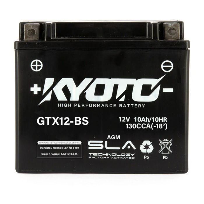 Batteria Moto Kyoto Ytx12-bs Sla Agm - Pronta All'uso