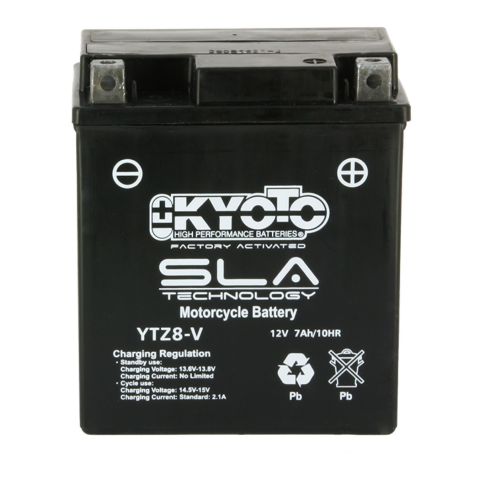 Batteria Moto Kyoto Ytz8-v Sla Agm - Pronta All'uso