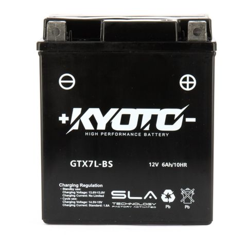 Batteria Moto Kyoto Ytx7l-bs Sla Agm - Pronta All'uso