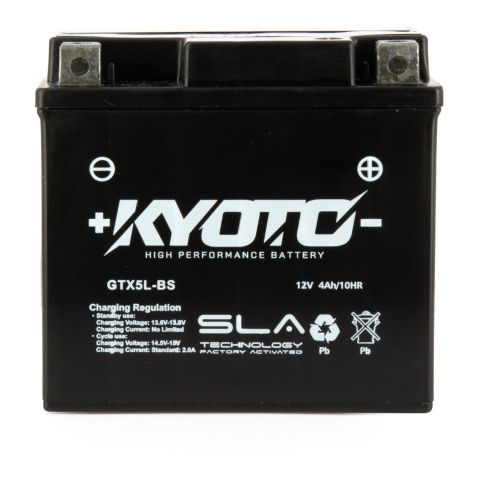 Batteria Moto Kyoto Ytx5l-bs Sla Agm - Pronta All'uso