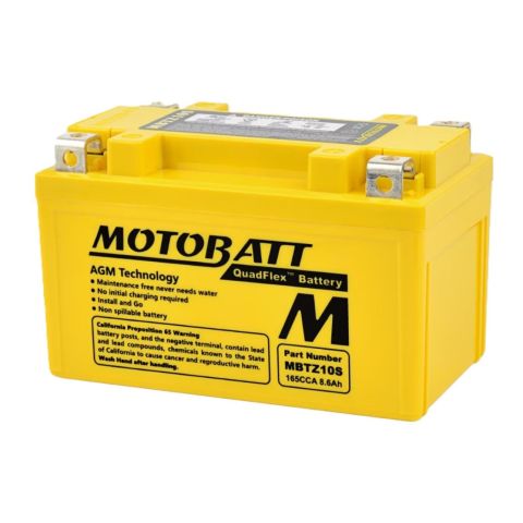 Batteria Potenziata Agm Motobatt 8,6 Ah Mbtz10s
