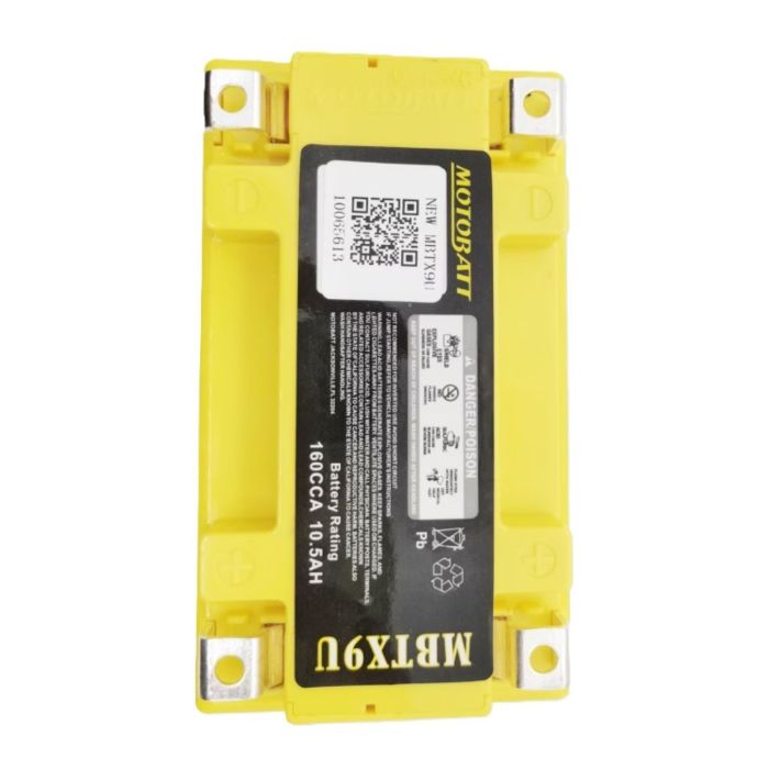 Batteria Potenziata Agm Motobatt 10,5 Ah Mbtx9u