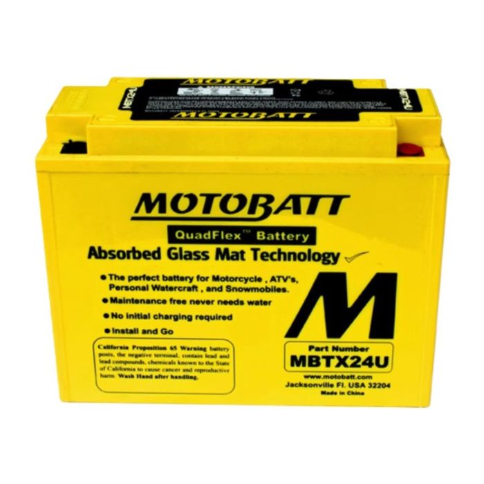 Batteria Potenziata Agm Motobatt 25 Ah Mbtx24u