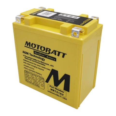 Batteria Potenziata Agm Motobatt 19 Ah Mbtx16u
