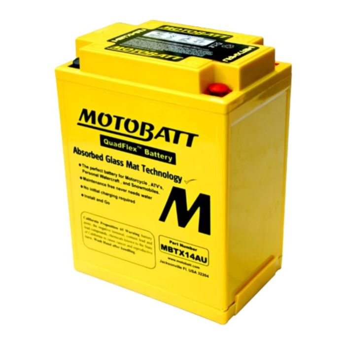 Batteria Potenziata Agm Motobatt 16,5 Ah. Mbtx14au