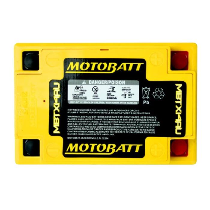 Batteria Potenziata Agm Motobatt 16,5 Ah. Mbtx14au