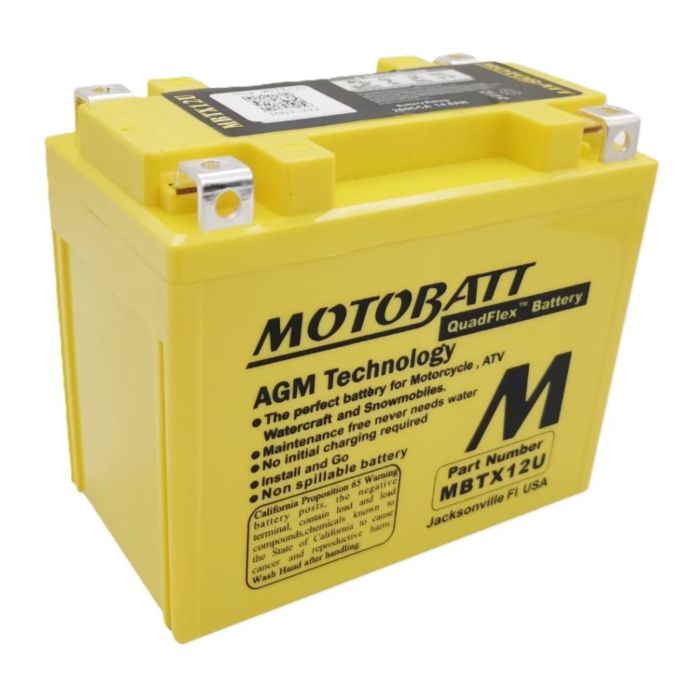 Batteria Potenziata Agm Motobatt 14 Ah Mbtx12u