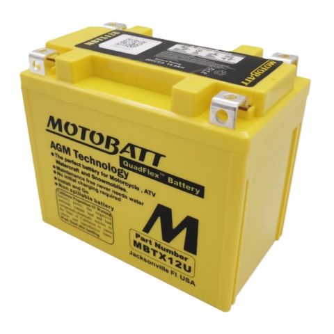 Batteria Potenziata Agm Motobatt 14 Ah Mbtx12u