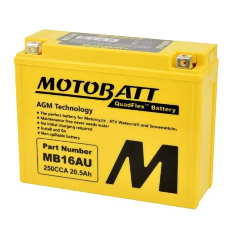 Batteria Potenziata Agm Motobatt 20,5 Ah Mb16au