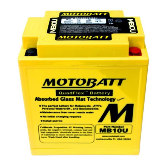 Batteria Potenziata Agm Motobatt 14,5 Ah Mb10u