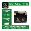 Batteria Litio Lifepo4 Bctx5l-fp-s