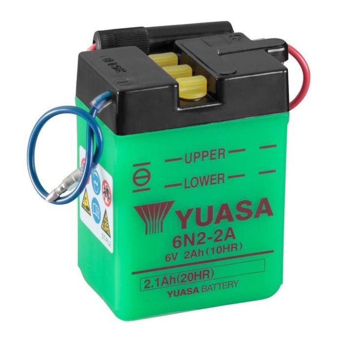 Batteria Yuasa 6n2-2a 6v. / 2.1 Ah.