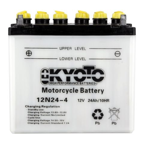 Batteria Moto Kyoto 12n24-4 Con Acido