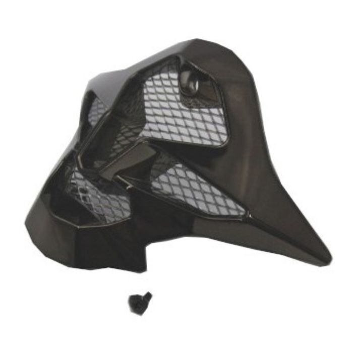 Shoei Sleek Mouthpiece Chrome Black