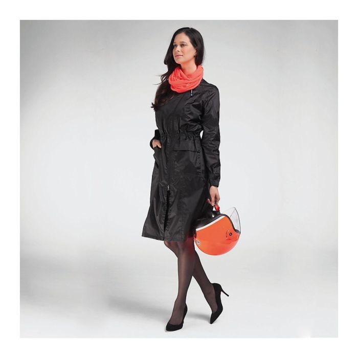 Mantella Impermeabile Tucano Donna Parabella Nero