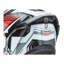 Caberg Drift Evo Ii  Kit Spoiler Jarama Nero/bianco/rosso Tg