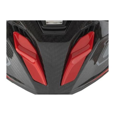 Caberg Drift Evo Ii  Kit Aeratori Mento Rosso Verniciato