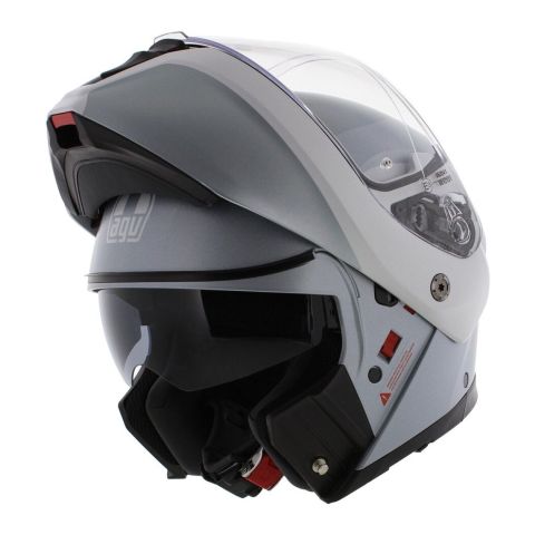 Casco Agv Streetmodular E06 Levico Grey/silver