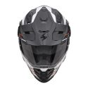 Casco Scorpion Adf-9000 Air Feat Bianco Opaco-nero-ro