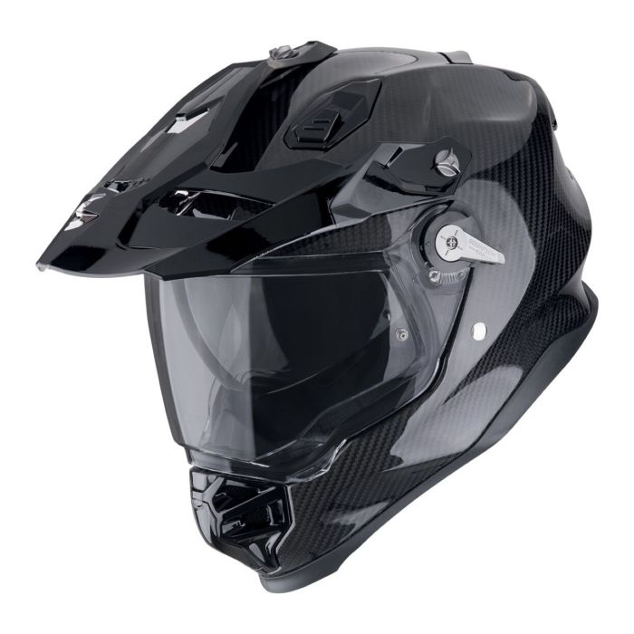 Casco Scorpion Adf-9000 Carbon AirSolid Nero