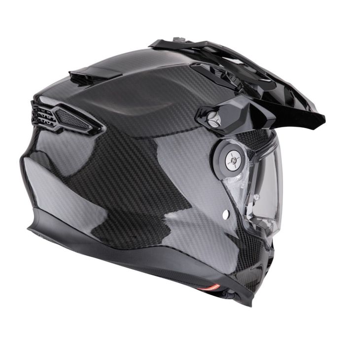 Casco Scorpion Adf-9000 Carbon AirSolid Nero