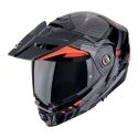 Casco Scorpion Adx-2 Lewis Nero-rosso