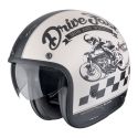 Casco Scorpion Belfast Evo Drive Fast Creme Opaco-nero