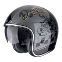Casco Scorpion Belfast Evo Drive Fast Argento-nero-oro