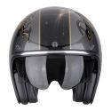 Casco Scorpion Belfast Evo Drive Fast Argento-nero-oro