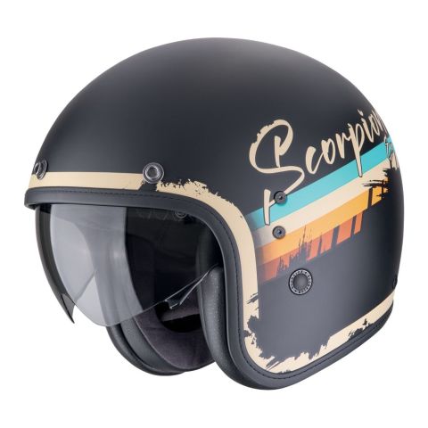 Casco Scorpion Belfast Evo Adonis Nero Opaco-beige