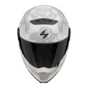 Casco Scorpion Covert Fx Dragon Grigio Opaco-argento