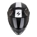 Casco Scorpion Covert Fx Skullz Nero Opaco-grigio-or