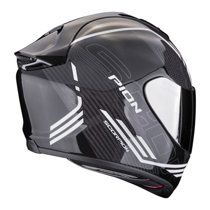 Casco Scorpion Exo-1400 Evo Ii Carbon Air Reika Nero-bianco