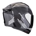 Casco Scorpion Exo-1400 Evo Ii Carbon Air Reika Nero-bianco