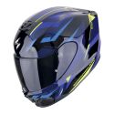 Casco Scorpion Exo-391 Aaxo Nero-blu