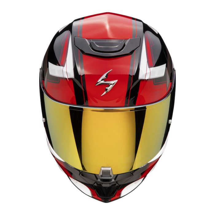Casco Scorpion Exo-391 Captor Nero-rosso