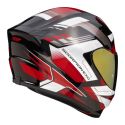 Casco Scorpion Exo-391 Captor Nero-rosso