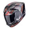 Casco Scorpion Exo-391 Clutter Nero-rosso