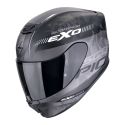 Casco Scorpion Exo-391 Ava Nero Opaco-argento